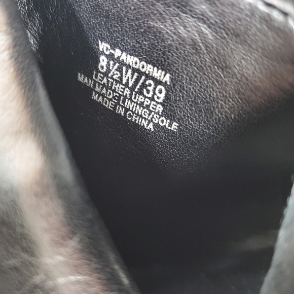 Vince Camuto Womens Pandormia Black Suede  Exposed Ankle Boots Size 8.5 - Picture 9 of 11